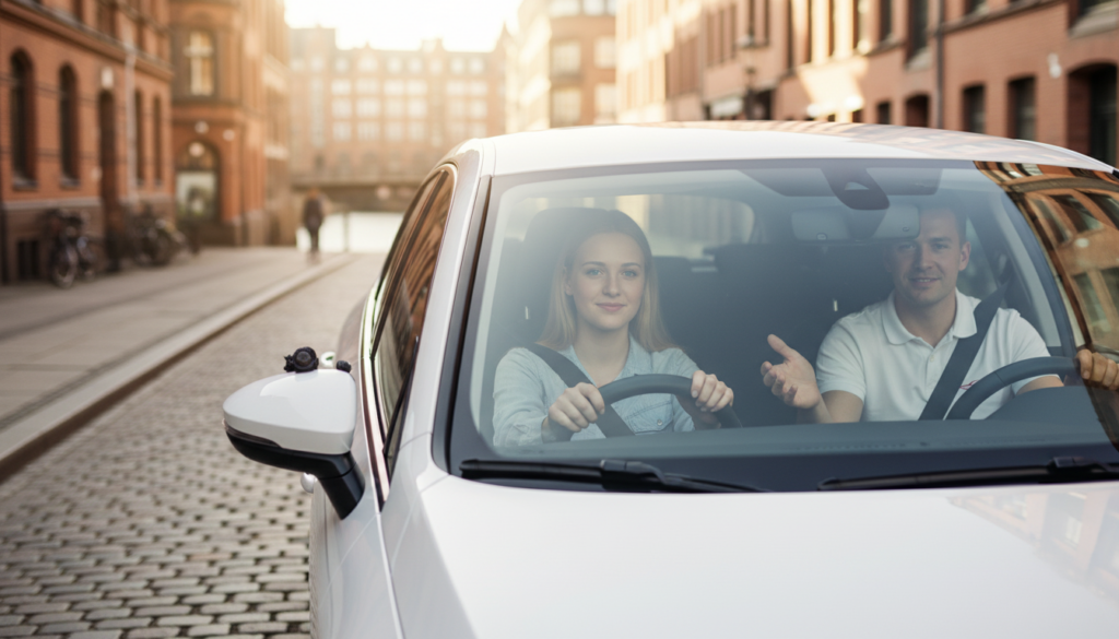 Führerschein ohne Stress Hamburg – Fahrschüler lernt entspannt Autofahren mit Fahrlehrer